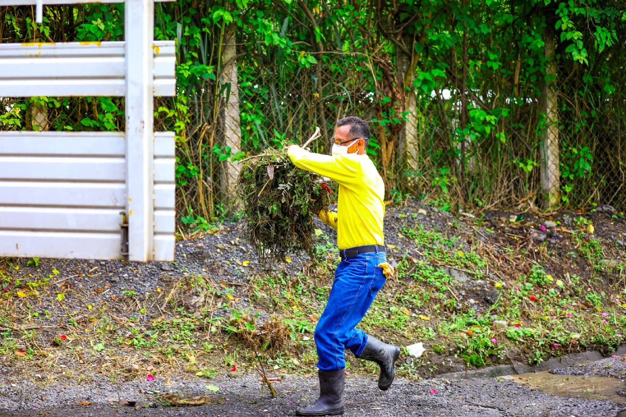 Reos trabajan en obras de prevención a escala nacional ante constantes lluvias